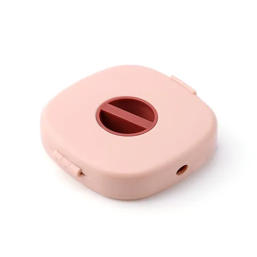 Cable and Earphone Case, Portable Cable Reel Storage Case for Cord Management Cable Organizer(Pink)