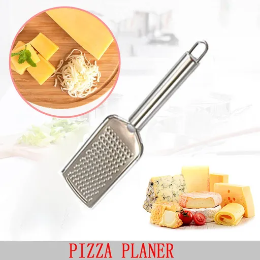 Cheese Grater – Hand-held Stainless Steel Zester for Kitchen, Non-Clogging Razor Blade for Grating Cheese, Ginger, Chocolate, Garlic, 23.7 x 6 cm