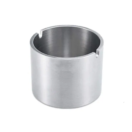Outdoor Ashtray For Cigarettes And Cigar Smokers Windproof Rainproof Spill Proo Ashtray For Indoor Outside Patio ( Large), Silver