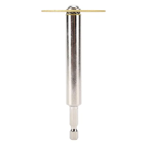 Diamond Cutting Blades Wheel with 1/4 Inch Hex Shank Carbon Steel Rotary Tool Cutting Disc for PVC Pipe Cutter 10cm Pole