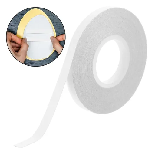 1 Roll White Water Soluble Double Sided Basting Tape PVA for Sewing and Quilting Projects