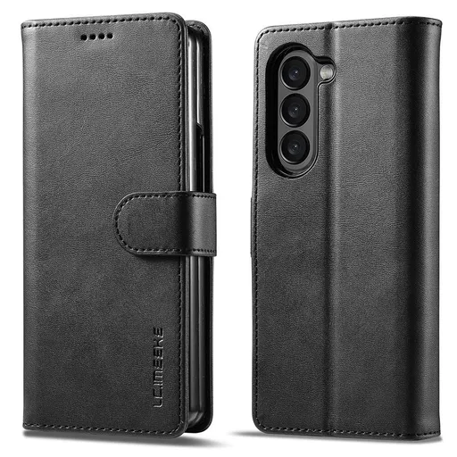 Flip Folio Case RFID Blocking Wallet for Samsung Galaxy Z Fold6 5G Black