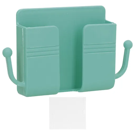 Wall Mounted Storage Box Multifunctional Phone Charging Wall Mount Holder for Bed Bathroom Kitchen OfficeGreen