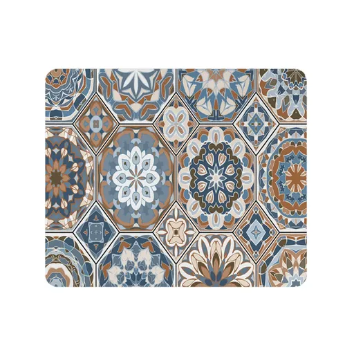 Washing Machine Water Absorbent Mat Quick Dry Dust Proof for Laundry Room Use - Colourful Print