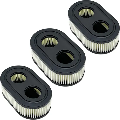3 Cartridge Air Filters for Lawn Mower Air Cleaner for Lawnmower Engine Replacement Air Filter for Craftsman Husqvarna Toro Engine Lawnmower 3 Pack