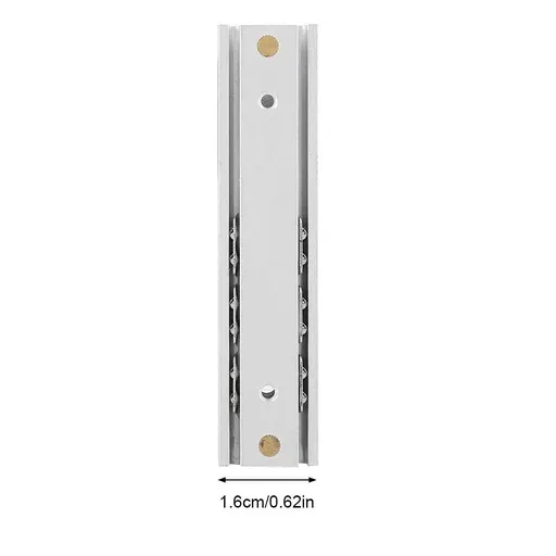 2PCS Ball Bearing Drawer Slide, 70mm Aluminum Alloy Smooth Cabinet Slideway for Furniture(70mm) for drawer, cabinet