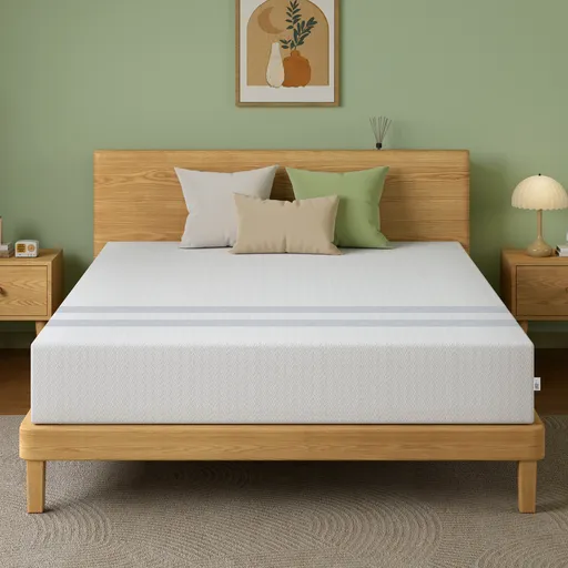25cm Double Reversible Gel Memory Foam Mattress BedStory Medium & Firm