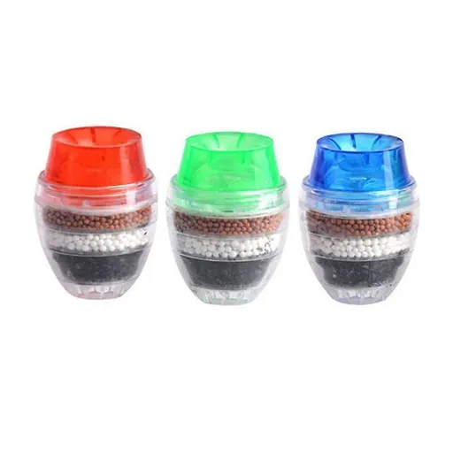 3pcs Activated Charcoal Faucet Mini Water Filters, Water Purifier Cleaner