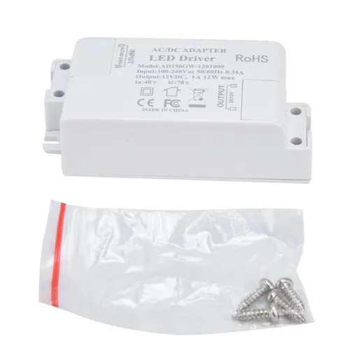 LED Drive Power Transformer LED Drive Power AC100‑240V/0.35A DC12V/1A 12W for G4 MR11 MR16
