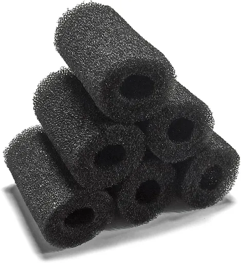 6pcs Pre-Filter Sponge, Pre Filter Foam Sponge Roll for Aquarium Fish Tank (6 x 3.5cm /2.4x1.4 inch)
