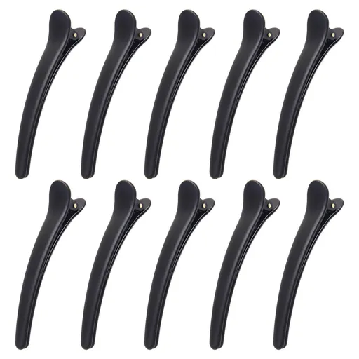 10 Pcs Black Professional Hair Clips