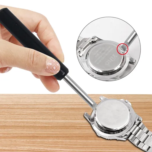 Pry Remover Battery Watches Cover Tools Stick Case Opener Watch Back Tools & Home Improvement Silver