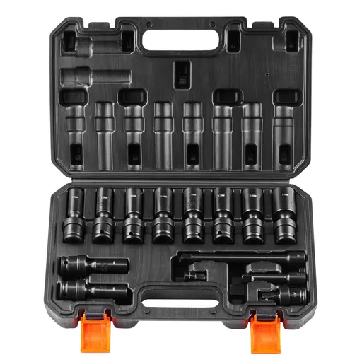 360 Degree Swivel Impact Sockets Set 14pcs 6-Point 3/8in Drive Socket Set