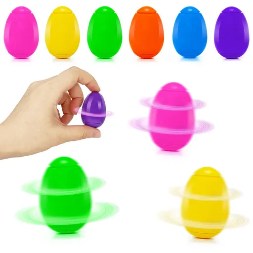 Easter Eggs, Kids Easter Basket Fillers - Assorted Novelty Toys & Treats for Easter Egg Hunts, Party Favors, Events - Random Color Gift Bag Stuffers (1 Pack)