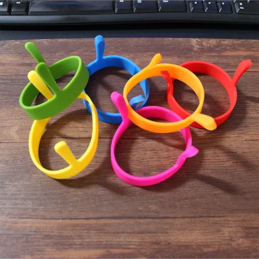 Nonstick Food Grade Silicone Egg Maker Pancake Rings Dishwasher Safe Gift For Cooking Lover Durable Silicone Egg Mold