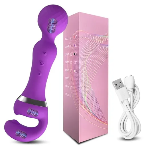 House Of Dasein Powerful 3 In 1 Vibrator Clitoris G Spot Stimulations Women - Purple - With Box