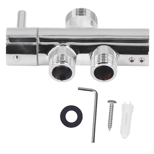 G3/4 to G1/2 Shower Arm Diverter Leakproof Tee Connector Brass Shower Diverter Valve for Bathroom
