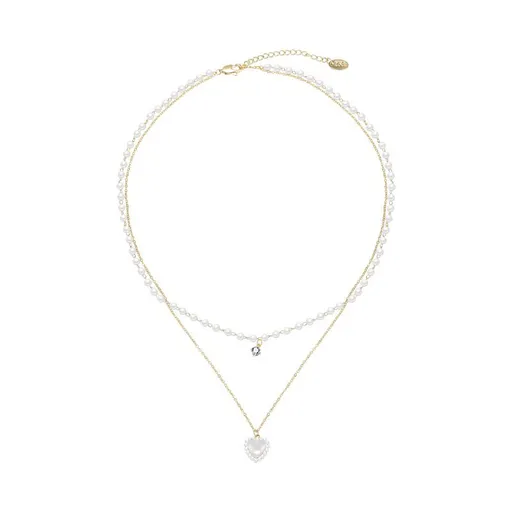 Pendant Necklaces Wedding Bridesmaids White Pearl Choker Baroque Pearl Strands Chain Jewelry for Women and Girls
