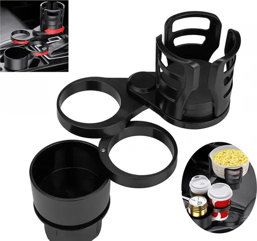 Universal 4-in-1 Car Organizer - Car Seat Organizer - Cup Holder - Drink Holder - Can and Bottle Holder - Car Accessories - High Quality - Coffee Holder - Foldable - Sturdy and Durable - Car Travel