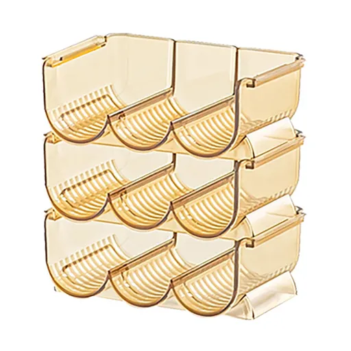 3pcs Lipstick Holder Transparent Storage Overlay Clear Lipstick Display Holder for Lip Gloss Transparent Orange