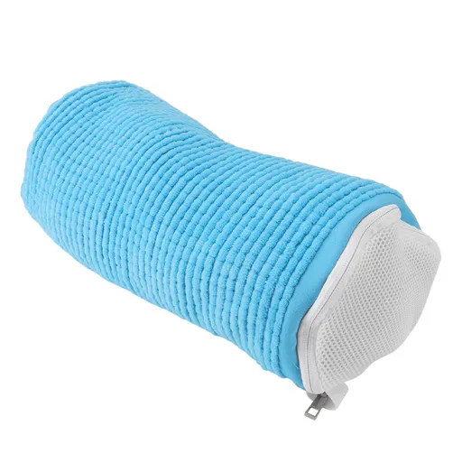 Shoe Washing Bag Anti Deformation Polyester Shoe Cleaning Bag with Zipper for Washing Machine A