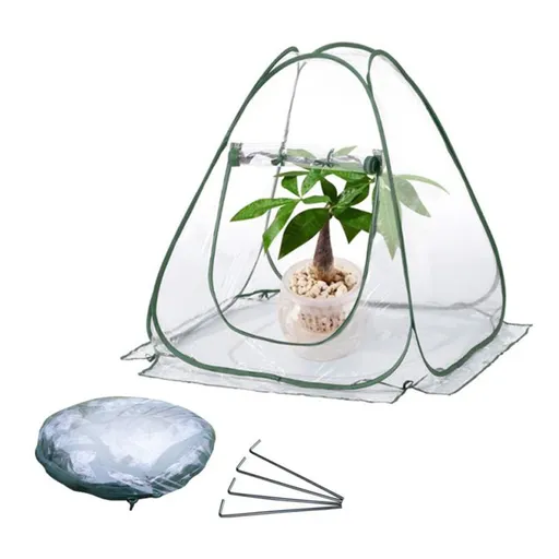 Portable PVC Warm Garden Tier Mini Household Plant Greenhouse Cover Transparent Winter Tent
