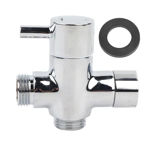 G1/2 Shower Head Diverter Valve Shower Arm Splitter for Hand Showerhead and Fixed Spray Head