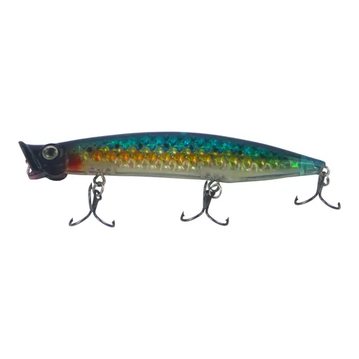 Toppu Mizzu Cupface Popper, 110mm, Blue Hex