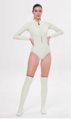 2MM jellyfish suit diving wet clothes jellyfish suit snorkeling swimsuit super elastic skin-friendly 2-piece jumpsuit+stockings