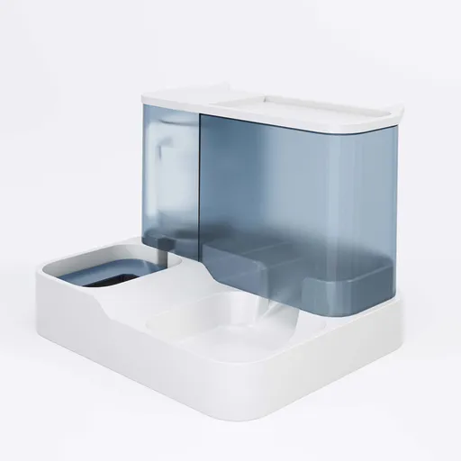 Blue Pet Feeder 3L Automatic Cat Feeder and Water Dispenser - Hassle-Free Hydration and Feeding