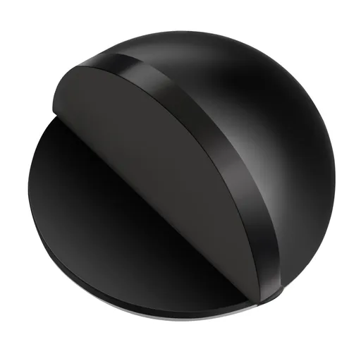 Self adhesive floor door stopper, oval stainless steel door stopper, floor standing half moon shaped wall protector