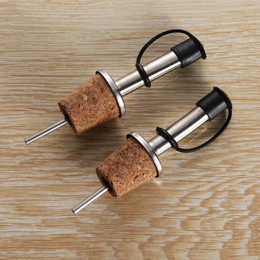 2 Pack Wine Pour Spouts with Stoppers