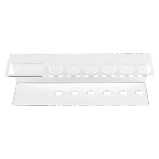 Wall-Mounted Acrylic Dry Erase Marker Holder, 6 Slot Clear Eraser Marker Organizer For Office School Home