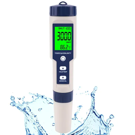 Pool Salt Tester & Meter, Hofun Digital Salinity Meter and Tester for Pool Saltwater and Drinking Water,