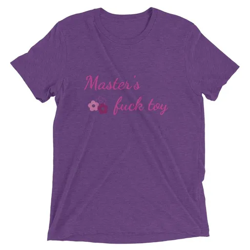 House Of Dasein Submissive Bdsm Fucktoy Shirt Women Durable Comfortable Clothing - Purple - S