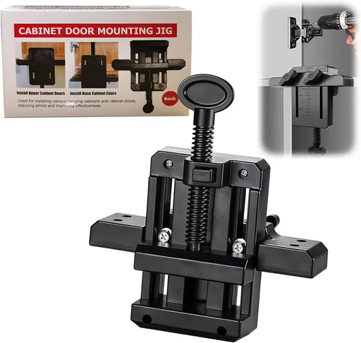 Adjustable Cabinet Door Installer Tool – Quick & Precise Alignment, Cabinet Door Locator Fixture, No Damage to Cabinets, Universal Fit for Most Kitchens, Easy to Use, Ideal for DIY & Professional
