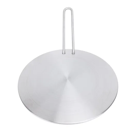 Stainless Steel Heat Diffuser Converter with Detachable Handle Round Induction Adapter Plate for Gas Stove Glass Cooktop 20