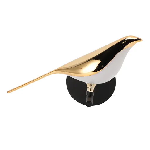 Magpie Wall Lamp LED Bird Wall Sconce Fixture Animal Art Bird Wall Light for Bedroom Stairway Corridor Neutral Light