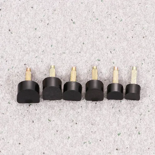 24-Pack Black Replacement Heel Tips for High Heels Tap Shoe Repair Accessories