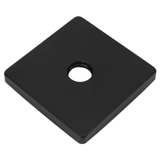4 Inch Square Shower Arm Cover 304 Stainless Steel Showerhead Cover Plate for Fixed Shower Head Arm Tub Faucet Black