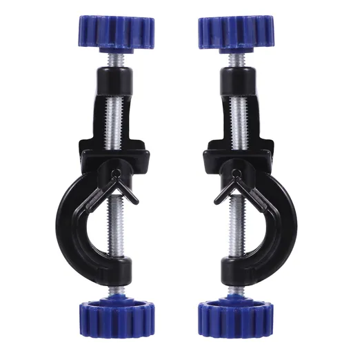 2pcs， Adjustable Bosshead Clamp Holder, Lab Heavy Duty Boss Head Clamp Holder Aluminum Alloy Body, up to 13mm Rods for Laboratory Use