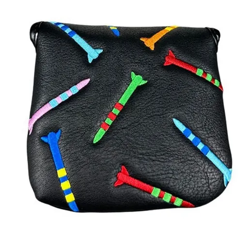 Putter Head Cover with Magnetic Closure, Black - 1 Pack