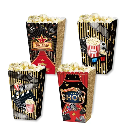 24-Pack Movie Night Popcorn Boxes - BM006 Sold separately
