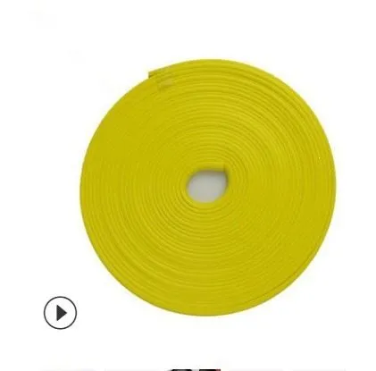 Ning zhi Car Wheel Hub Anti Scratch Strip 8m Black Yellow (8.1m rolls)
