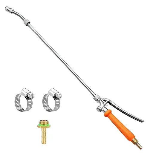 Stainless Steel Sprayer Wand,1/4in&3/8in Brass Barb Sprayer Wand Replacement,29in Sprayer 2Xk6188