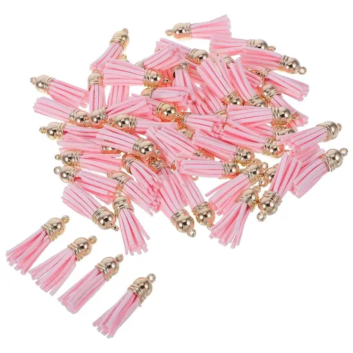 50pcs Tassel Pendant Charms for Jewelry Crafting, Projects, Keychain Decorations, and Craft Supplies