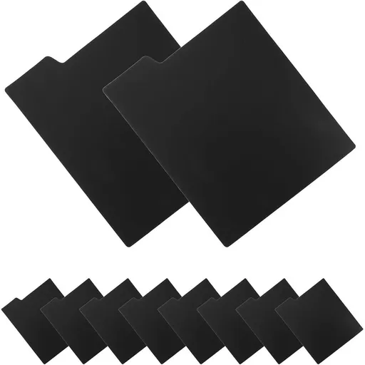 10pcs Plastic Vinyl Record Divider Cards with Tabs for Shelf Organization