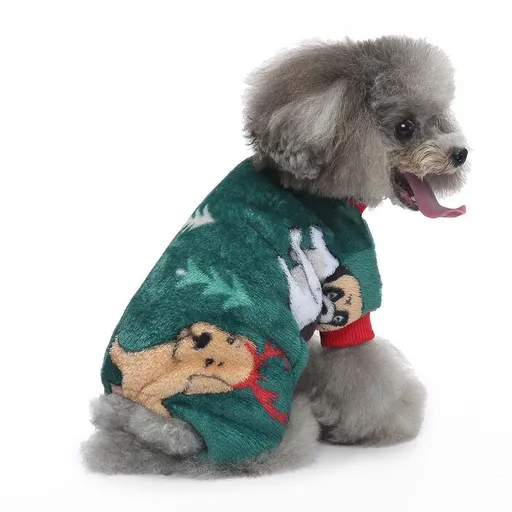 M Size Forest Fern Pet Costume, Fancy Dress for Halloween & Christmas, Lightweight for 3.5-4.5 kg Dogs and Cats