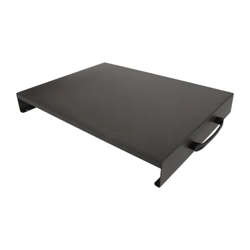 Alloy Stove Top Cover Board Black Kitchen Organizer Stand for Induction Cooker Home Use