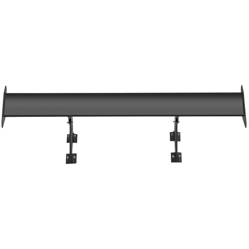 Car Spoiler Universal Adjustable Lightweight Aluminum 43.3 Inch Black